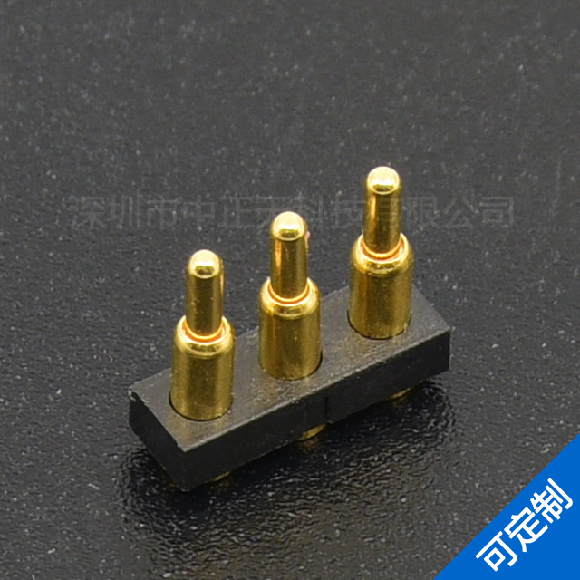 3-pin connector POGOPIN-Single head POGOPIN-SHENZHEN ZHongZHengTian Technology Co., Ltd.