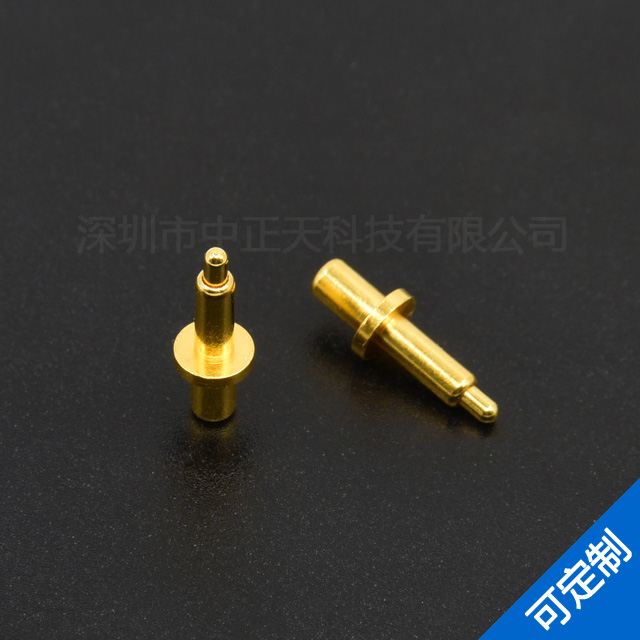 Welding wire type POGO PIN connector-Single head POGOPIN-SHENZHEN ZHongZHengTian Technology Co., Ltd.